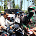 Dandim 0824/Jember Bersama Kapolres Bagikan Masker, Dukung Gerakan Memakai Masker Bersama