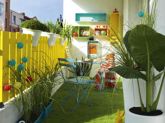 Balcones pequeños decorados