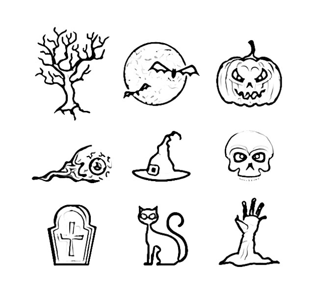 Halloween coloring pages holiday.filminspector.com