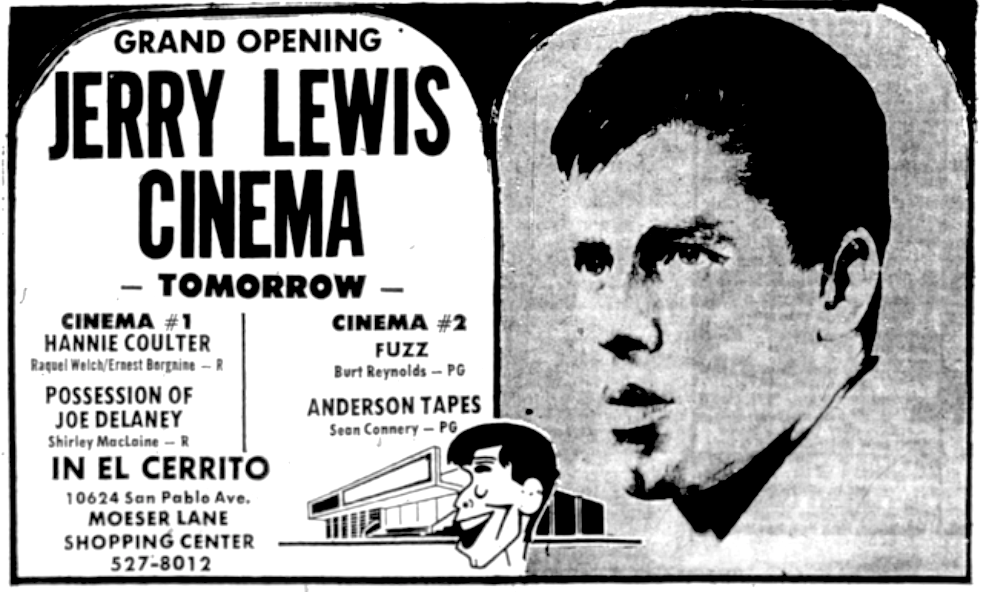 Lost Movie Theatres of Richmond California Jerry Lewis Cinema (later
