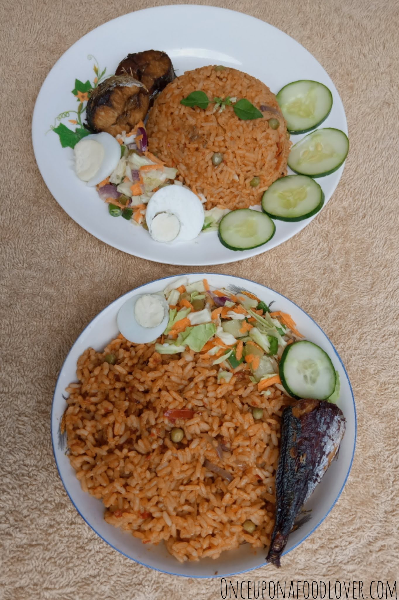 Jollof Rice Food Plating