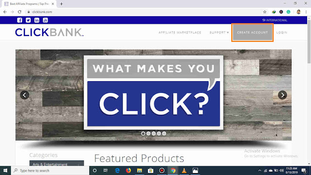 Clickbank affiliate marketing