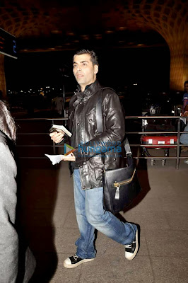Ranbir Kapoor & Karan Johar leave for Bombay Velvet's Srilanka schedule