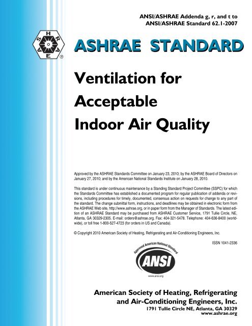ASHRAE 62.1 Ventilation Calculation Excel Sheet