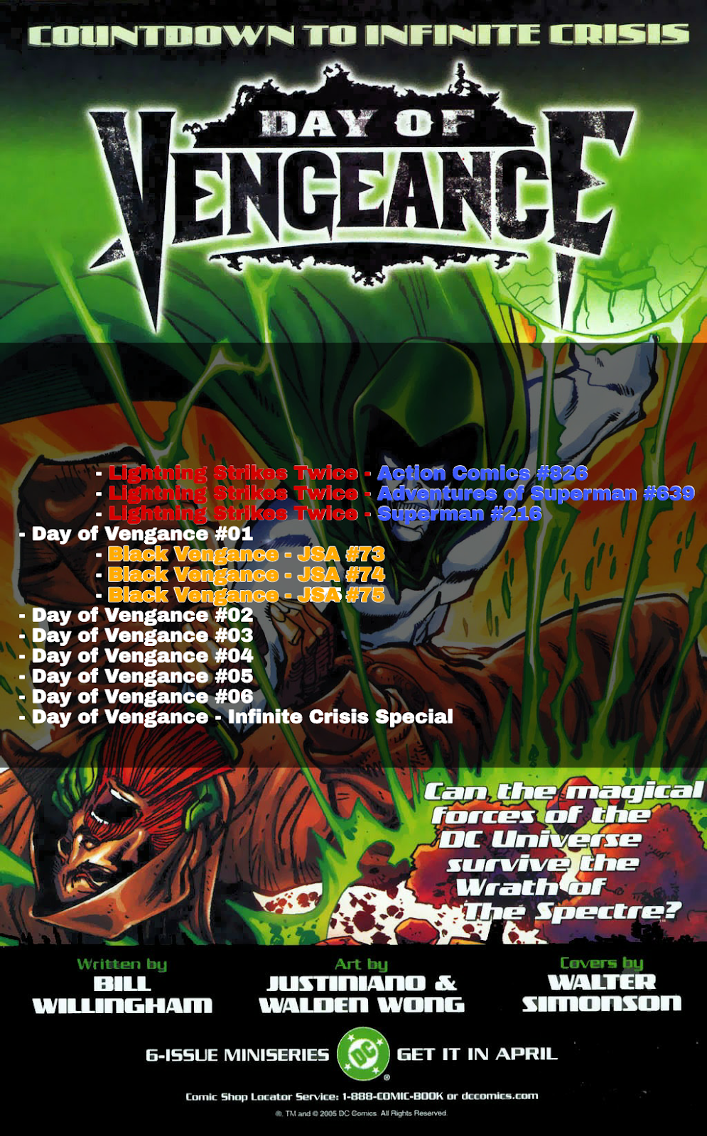 Day of Vengeance Infinite Crisis Special