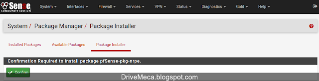 DriveMeca monitoreando un firewall pfSense con NRPE en un Nagios