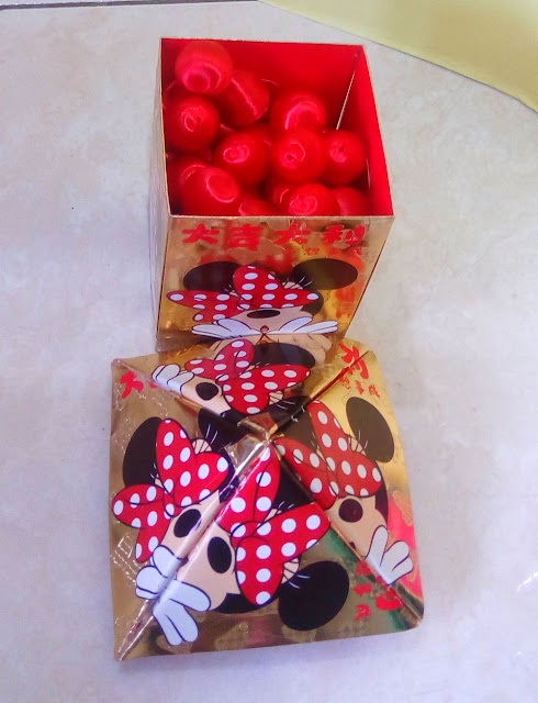 Tempat Permen dari Kertas Angpao Motif Mickey Mouse