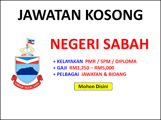 Jawatan kosong kerajaan negeri sabah