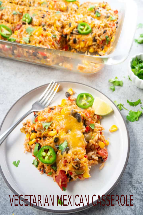 VEGETARIAN MEXICAN CASSEROLE - happy cook