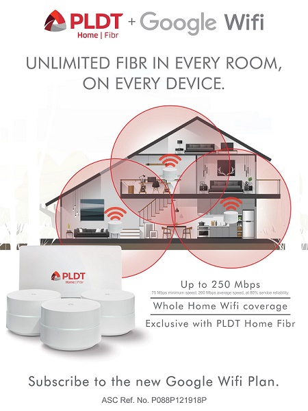 PLDT Announces All-New Google WiFi Plans Starting at Php2,299