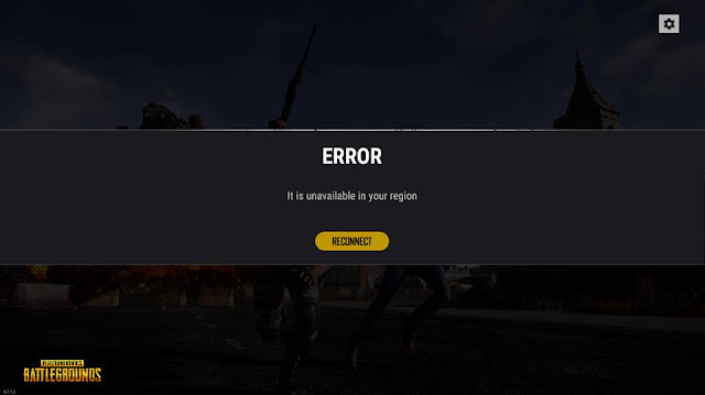 حل مشكلة It is unavailable in your region في ببجي لايت على الكمبيوتر