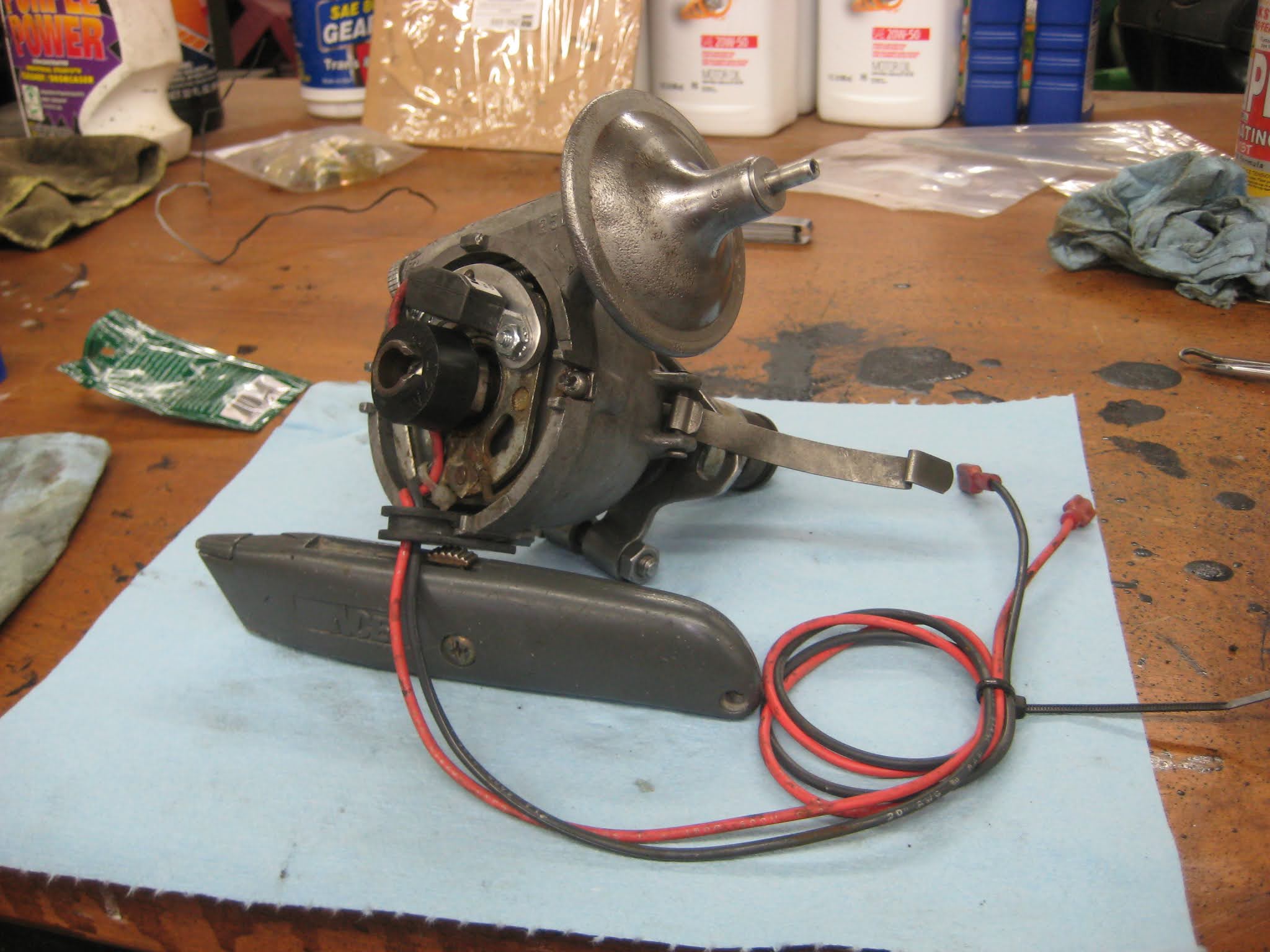 Adam's MGB Restoration Distributor Clean Up