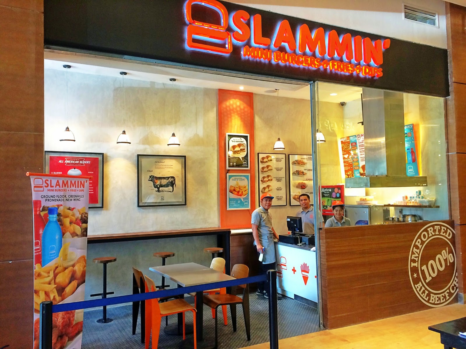 Slammin' Mini Burgers + Fries + Dips Greenhills Promenade New Wing