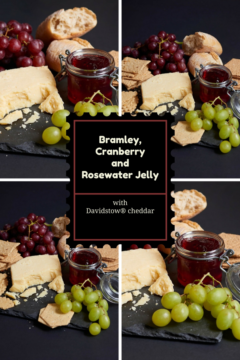 Bramley, Cranberry And Rosewater Jelly With Davidstow® Cheddar Davidstow® Cheddar