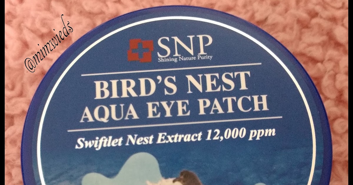 Brooklyn Beauty Queen Blog SNP Bird's Nest Aqua Moisturizing Eye