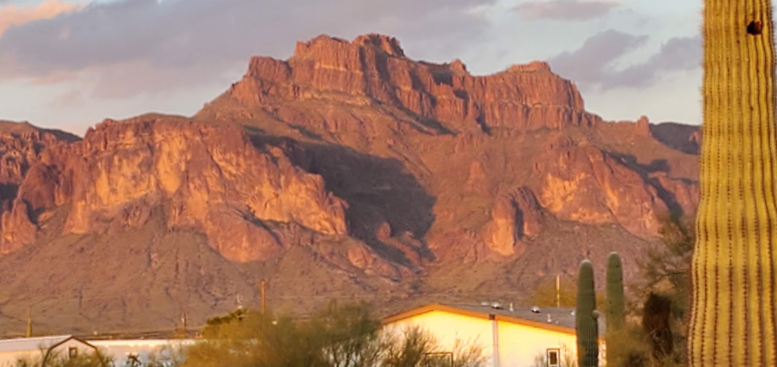 Pam's Travel Blog Superstition Mountain Cougar Shadow