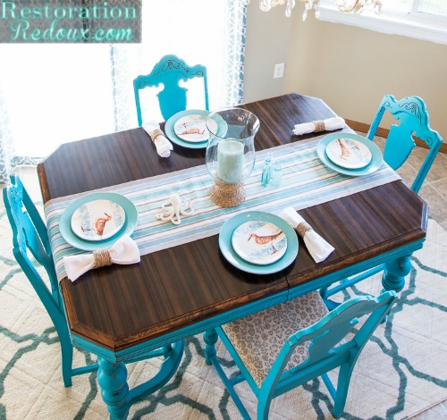 Beach Table Decor Idea