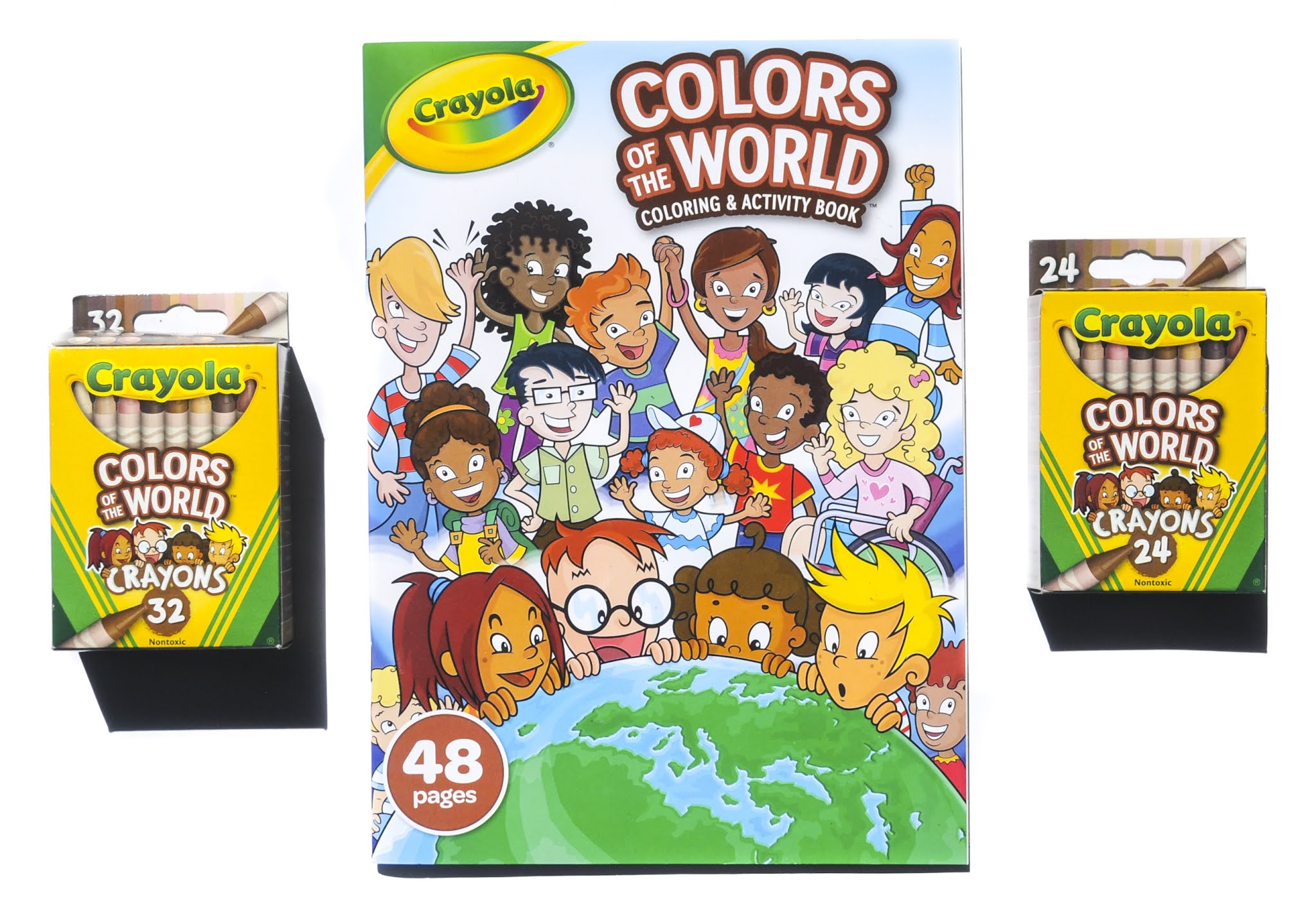 Crayola Colors of the World Skin Tone Crayons 32 Color Pack (2 Count Lot)