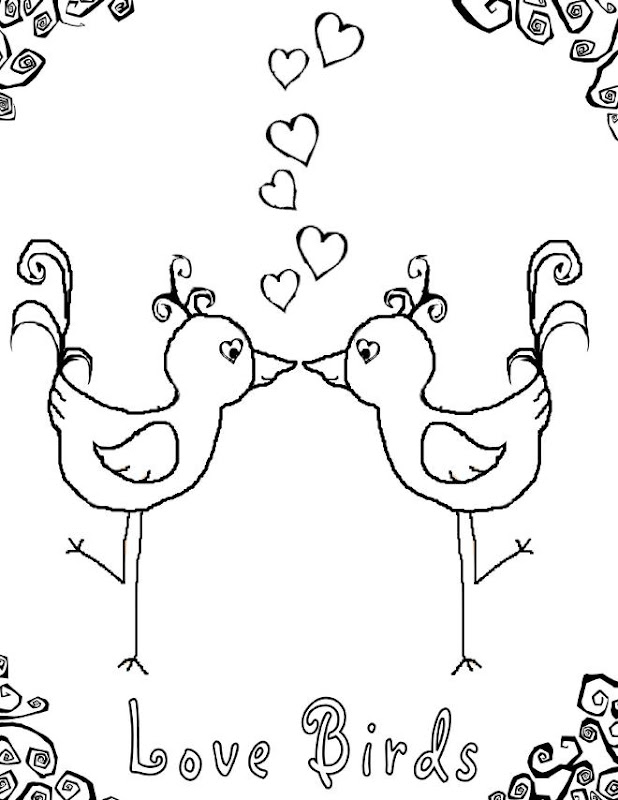 birds love coloring pages and sheets birds of paradise coloring page  title=