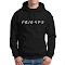 Hoodie Friends Text or Custom - Hitam