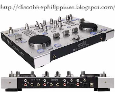 Rmx Hercules digital audio disco and club mixing DJ Console unit computer assisted audio processing