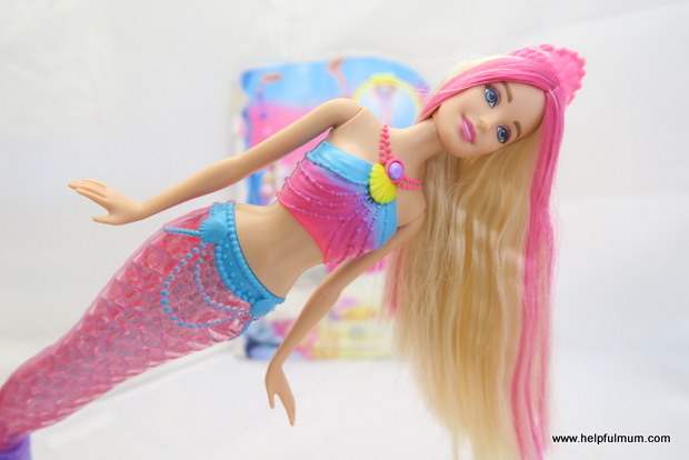 Bookstore liberal Jew Barbie Rainbow Lights Mermaid Review - Helpful Mum
