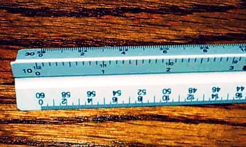 Conversion table chart - Feet to Inches