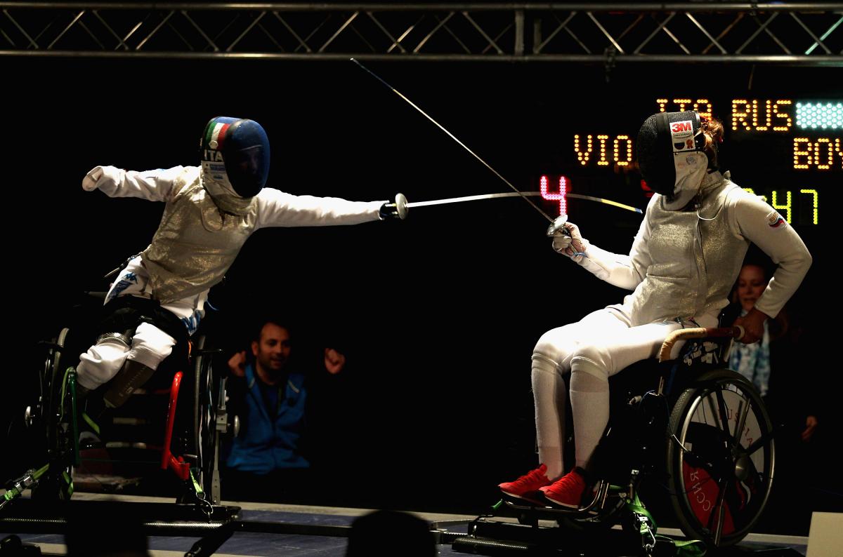 Italy's Bebe Vio seeks second gold in wheelchair fencing Italy's Bebe Vio seeks second gold in wheelchair fencing