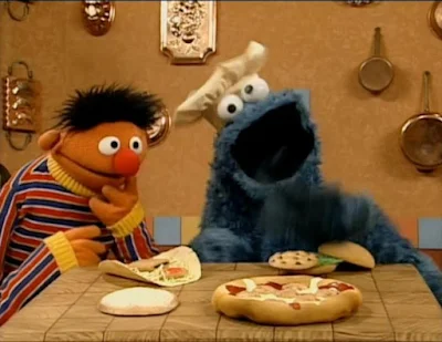 One of These Things with Cookie Monster and Ernie. Sesame Street C is for Cooking