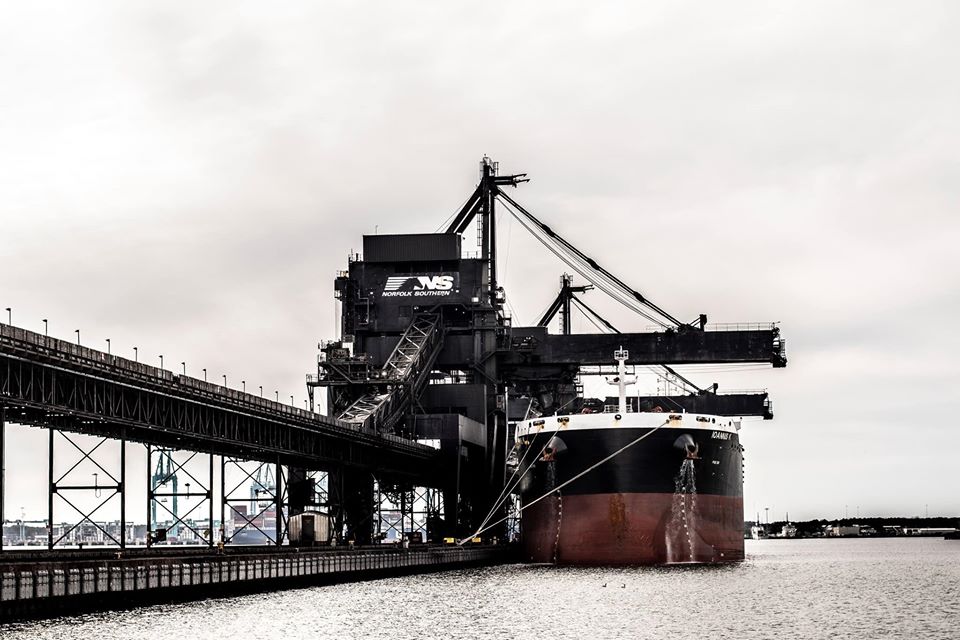 Industrial History NS/N&W Pier 6 is still operational at Lambert Point