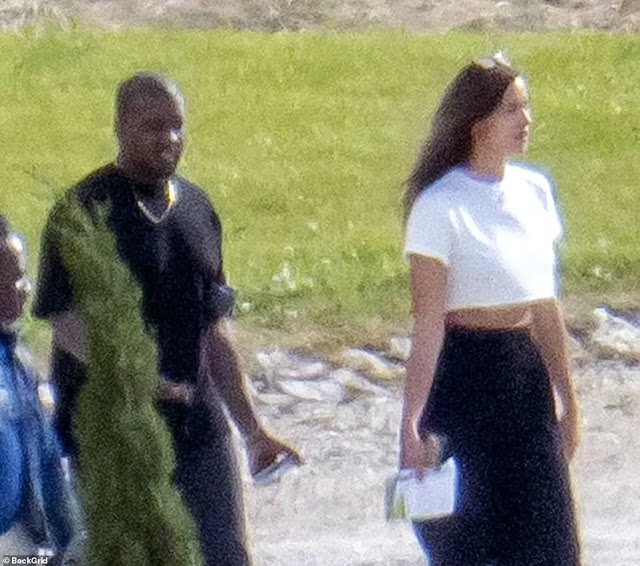 Kanye West and Irina Shayk were spotted on vacation in France.Getty Images