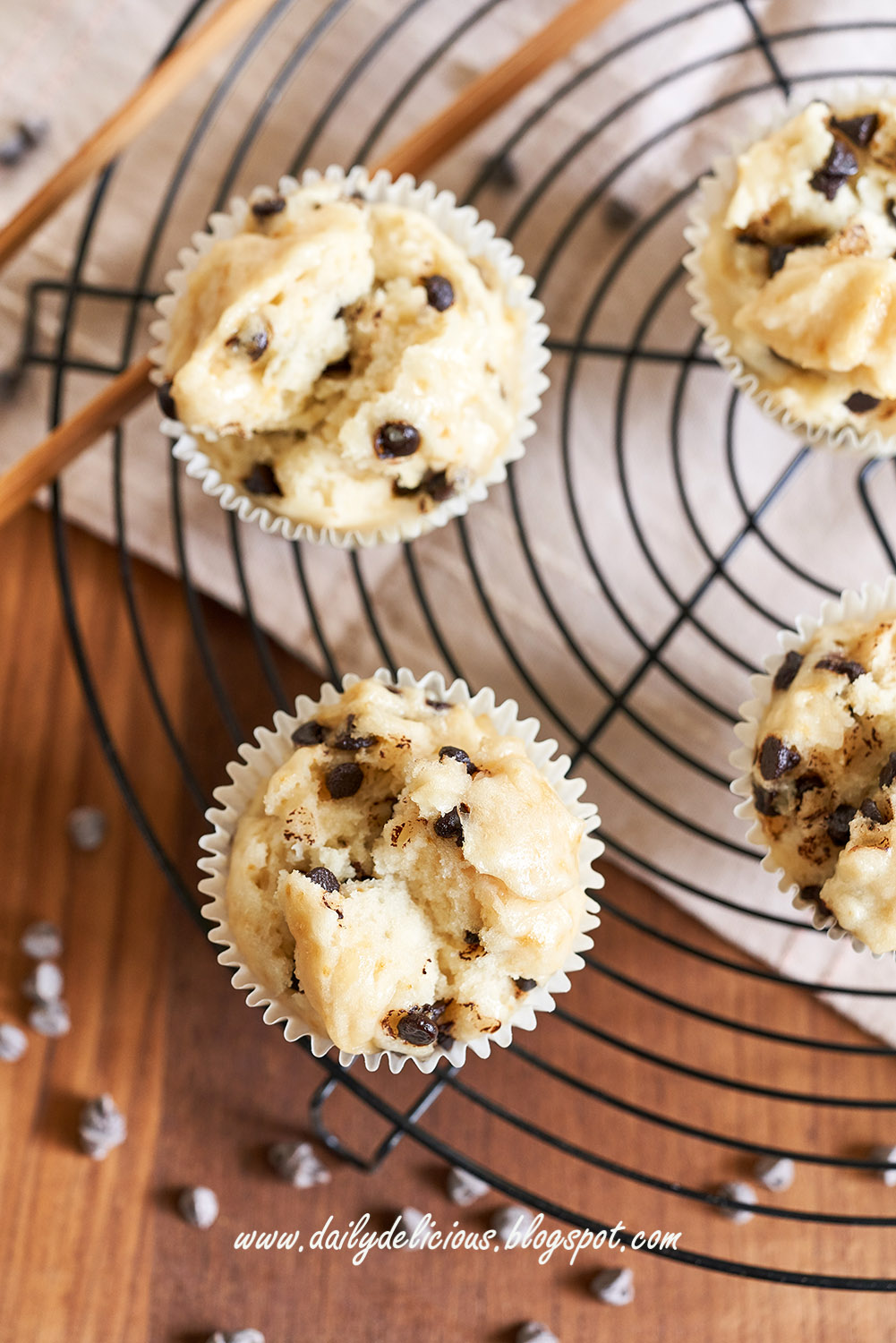 dailydelicious Steamed Chocolate chips cake