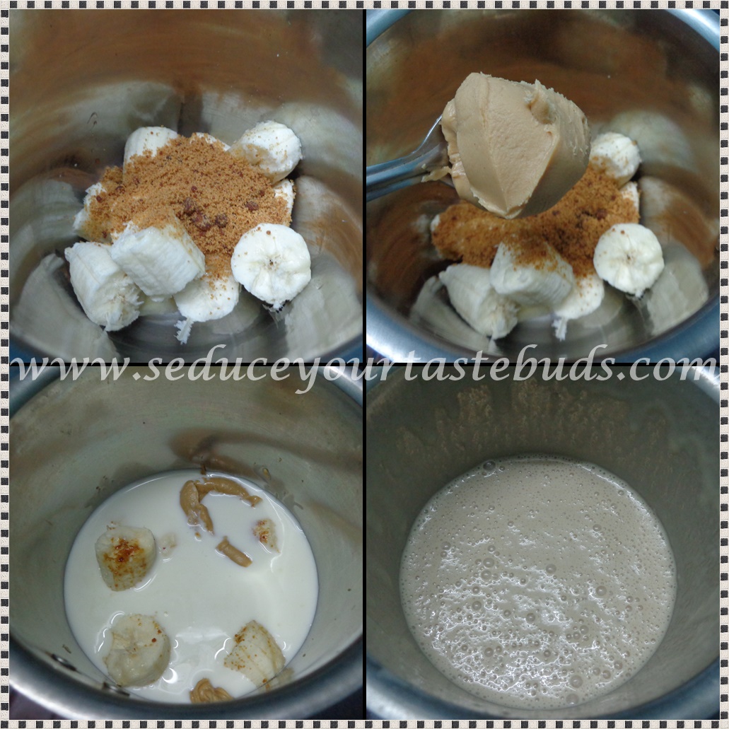 Banana Peanut Butter Milkshake Seduce Your Tastebuds...