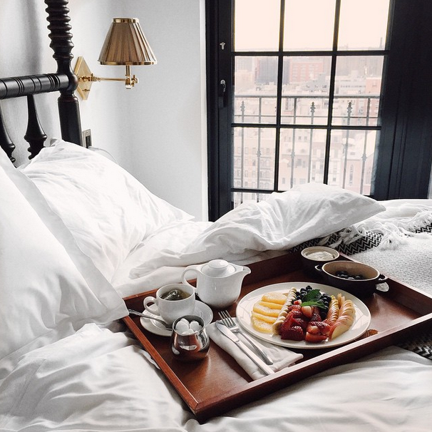 Content in a Cottage Breakfast in Bed and Masterpiece on PBS