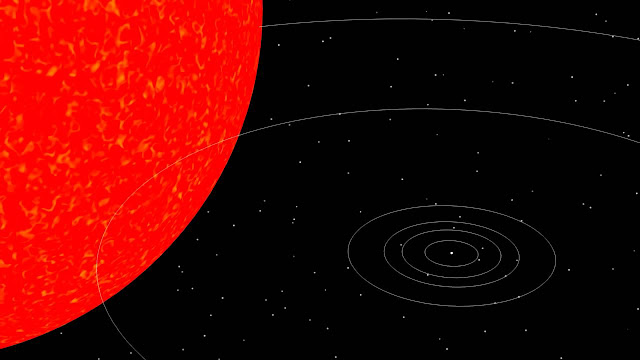 betelgeuse comparação de tamanho 