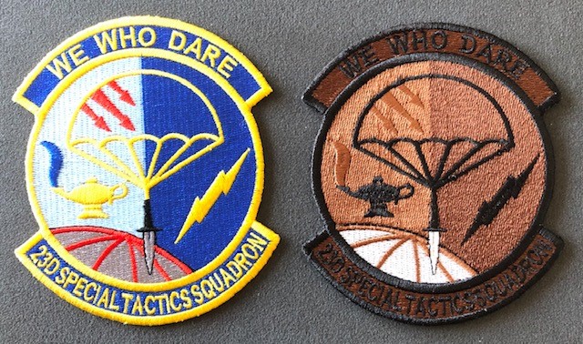 23rd Special Tactics Squadron Patch Desert We Who Dare