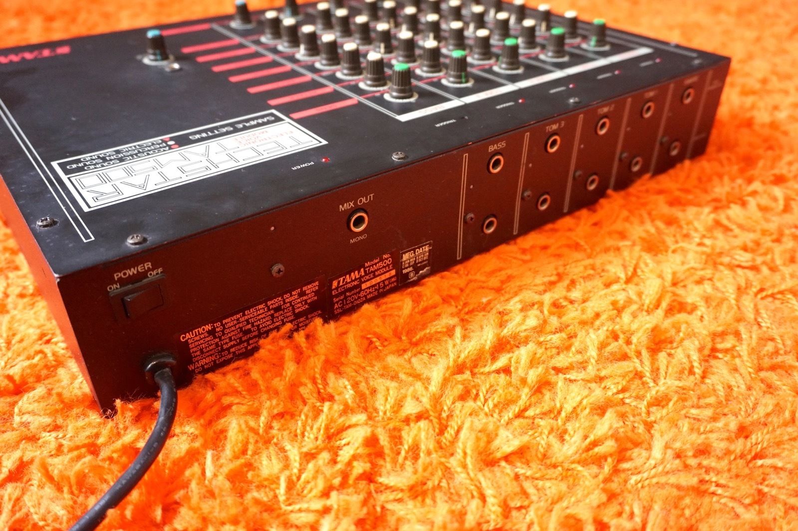 MATRIXSYNTH Tama Techstar TAM500 Analog Drum Synth