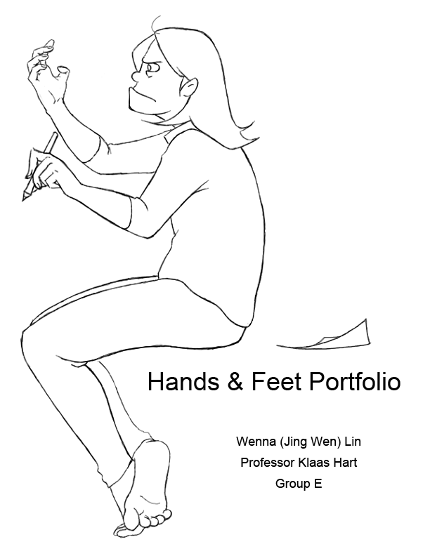 The Art of Wenna L. Life Drawing Hands and Feet