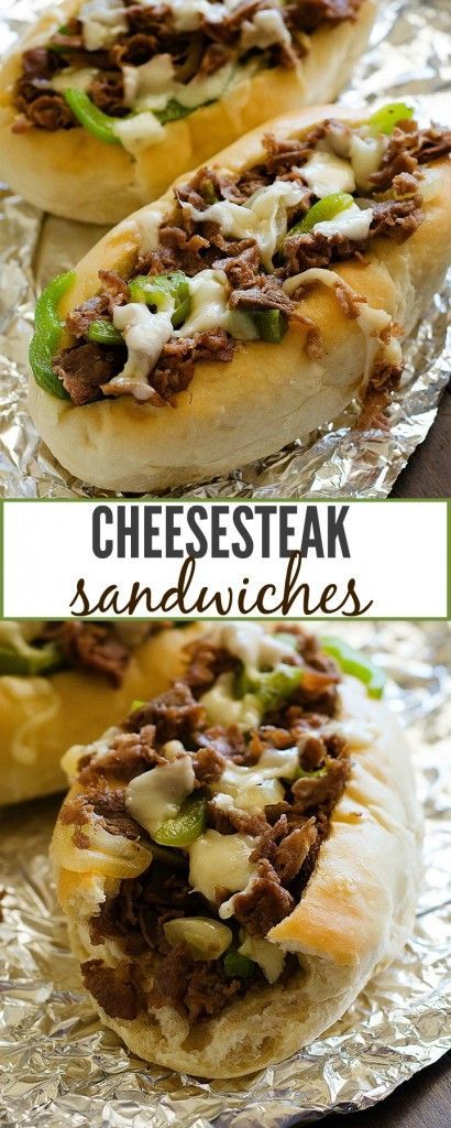 The Best and Easy Cheesesteak Sandwiches