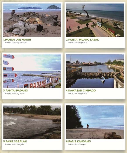 Infografis MTQ Nasional ke-XXVIII: Objek Wisata Pantai dan Pulau di Kota Padang, Sumatera Barat