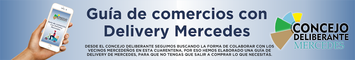 Guía de comercios con Delivery Mercedes