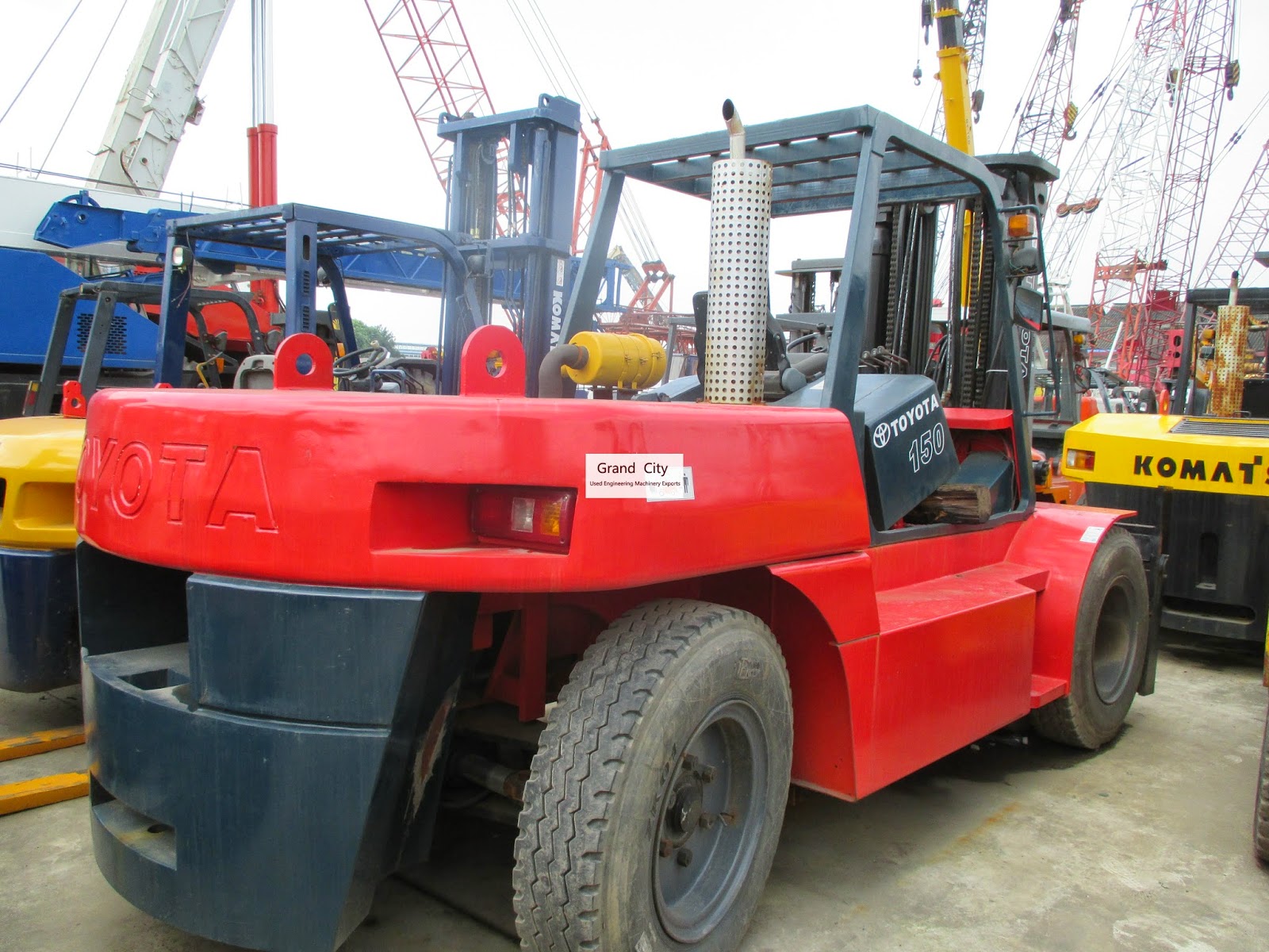 Grand City Engineering Machinery Co Ltd Toyota Forklift 15 Ton For Sale Heavy Forklift For Sale