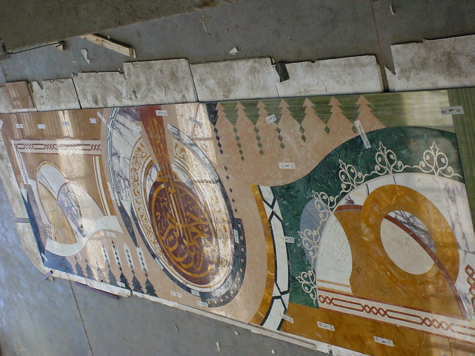 رخام تركي للبيع تصاميم ديكورية ( بحرات وترجيت)