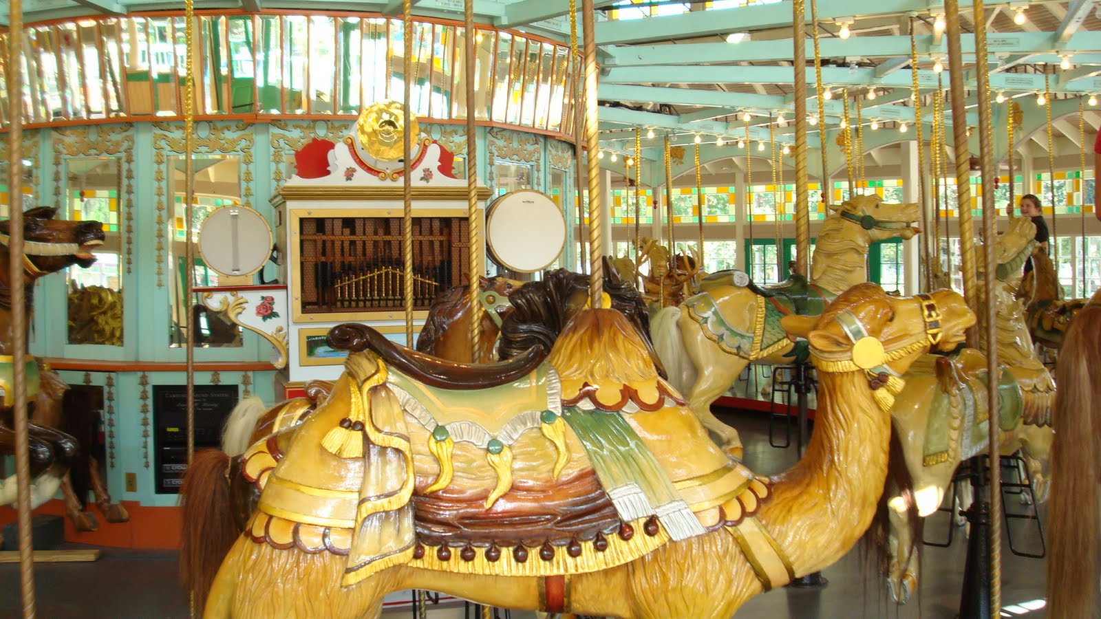 Daddy Times Two Carousel Gardens Amusement Park