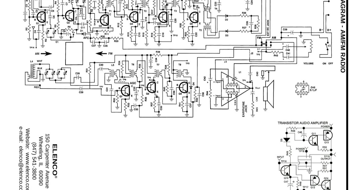 Simple fm radio circuit diagram