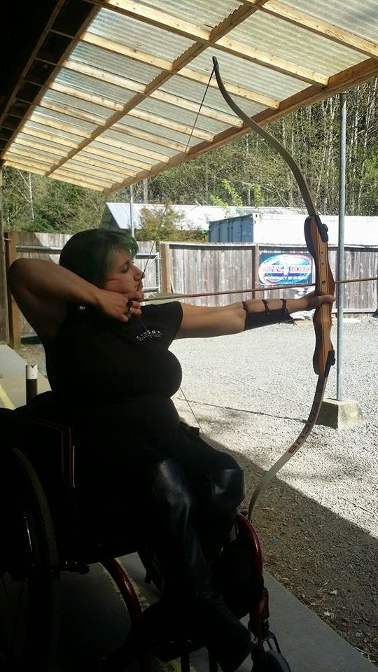 Ms. Wheelchair Washington Program Archery!!!