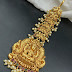 Golden designer maang tikka
