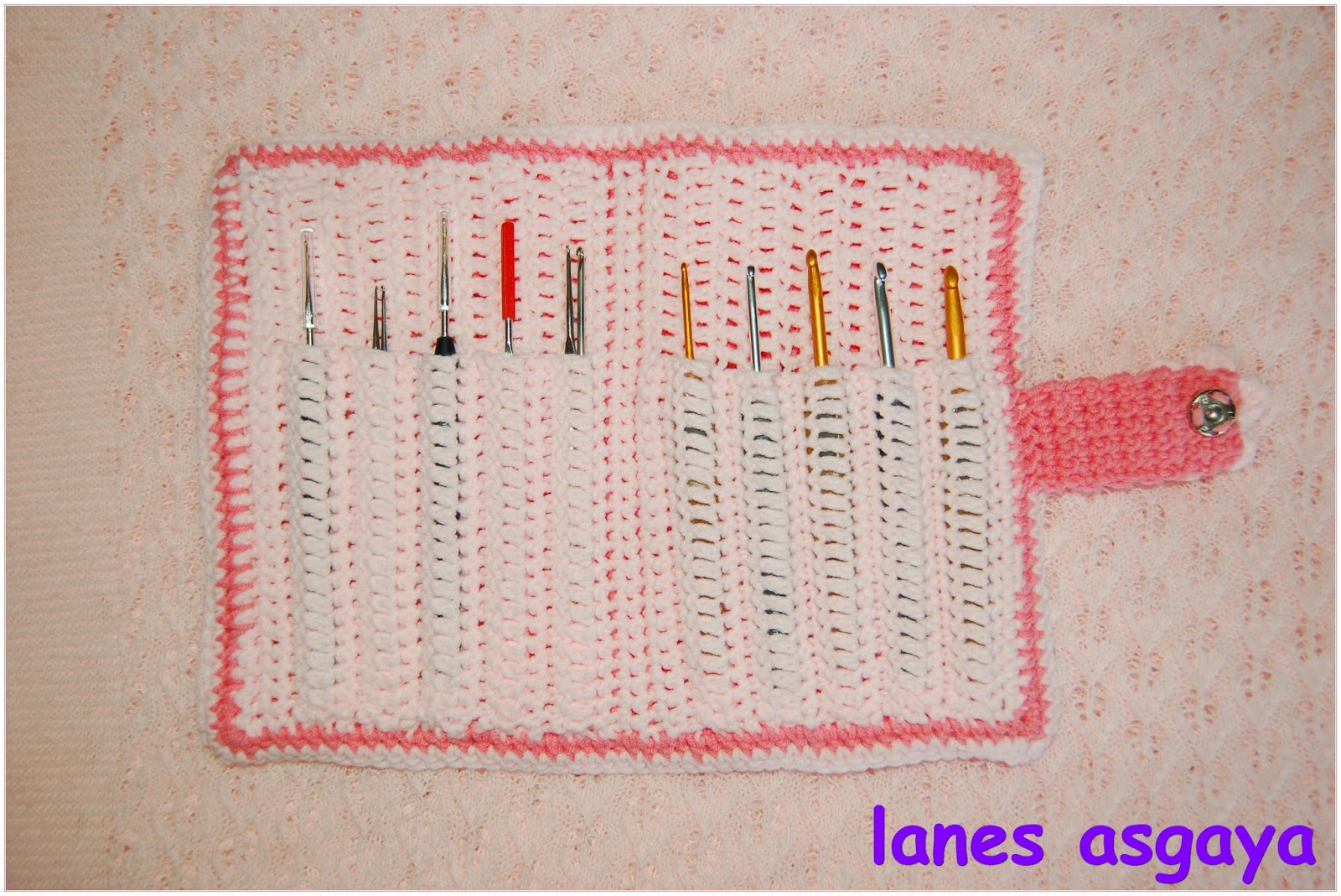 lanes asgaya ESTUCHE PARA LAS AGUJAS DE GANCHILLO