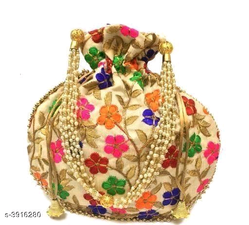 Silk Potli Bags: ₹250/- free COD, WhatsAppno+919199626046