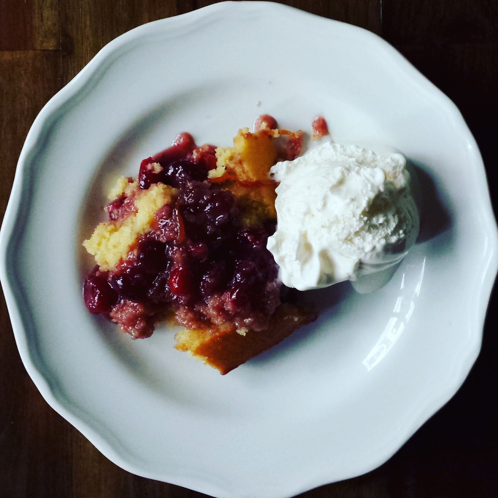 Tiff's Snippets Bon Appetit Desserts CranberryMaple Pudding Cake
